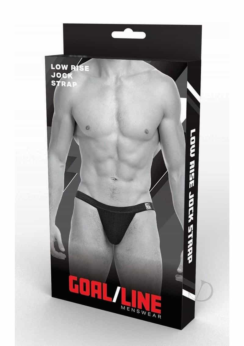 Goal Line Low Rise Jockstrap S/m Blk product image