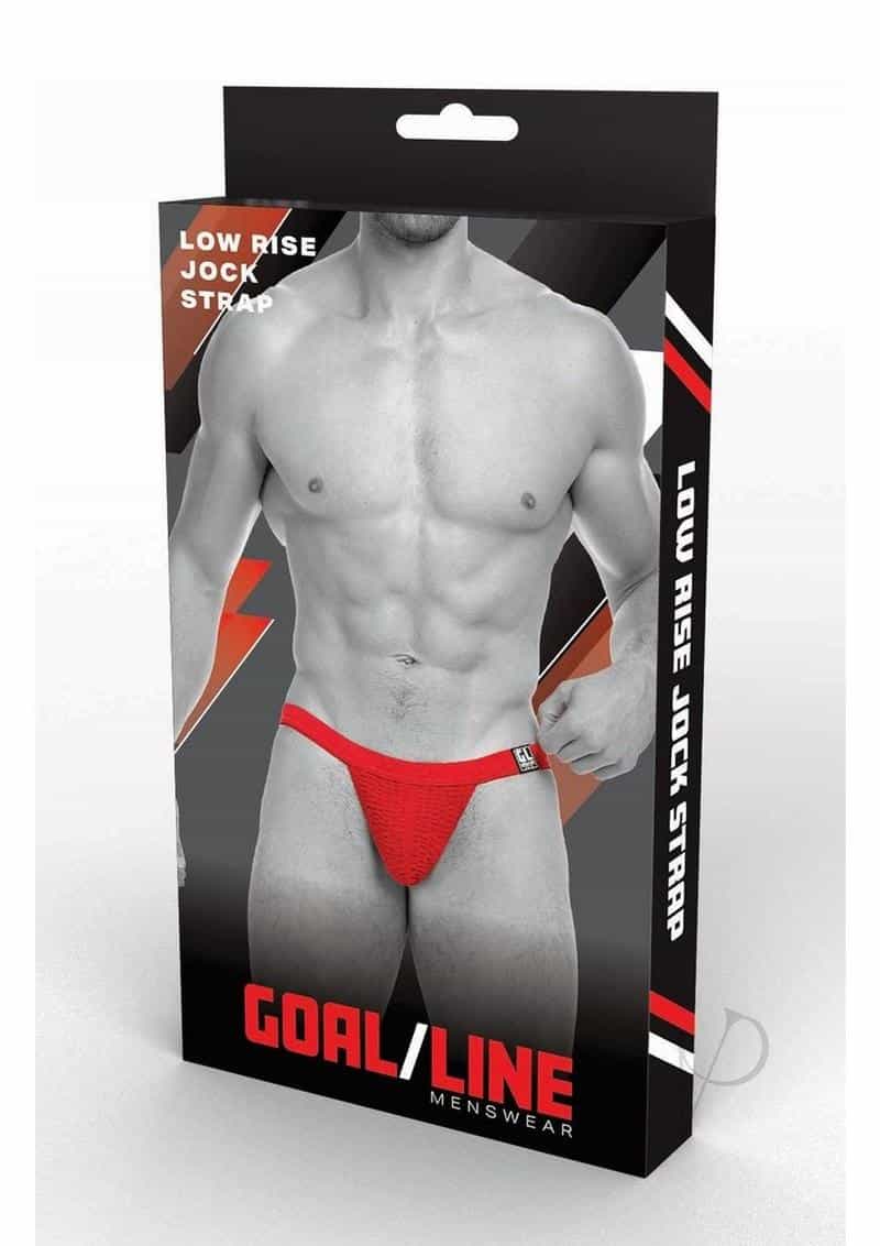Goal Line Low Rise Jockstrap S/m Red product image