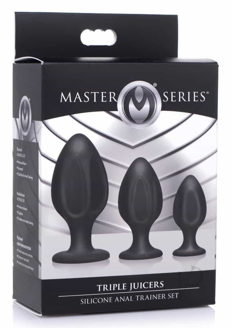 Ms Triple Juicers Anal Trainer Set Black product image