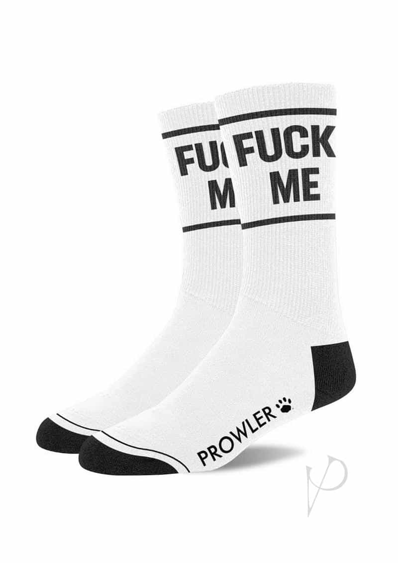 Prowler Red Fuck Me Socks White product image