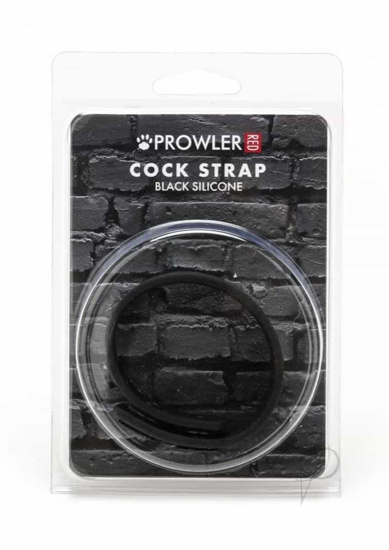 Prowler Red Silicone Cock Strap Blk product image