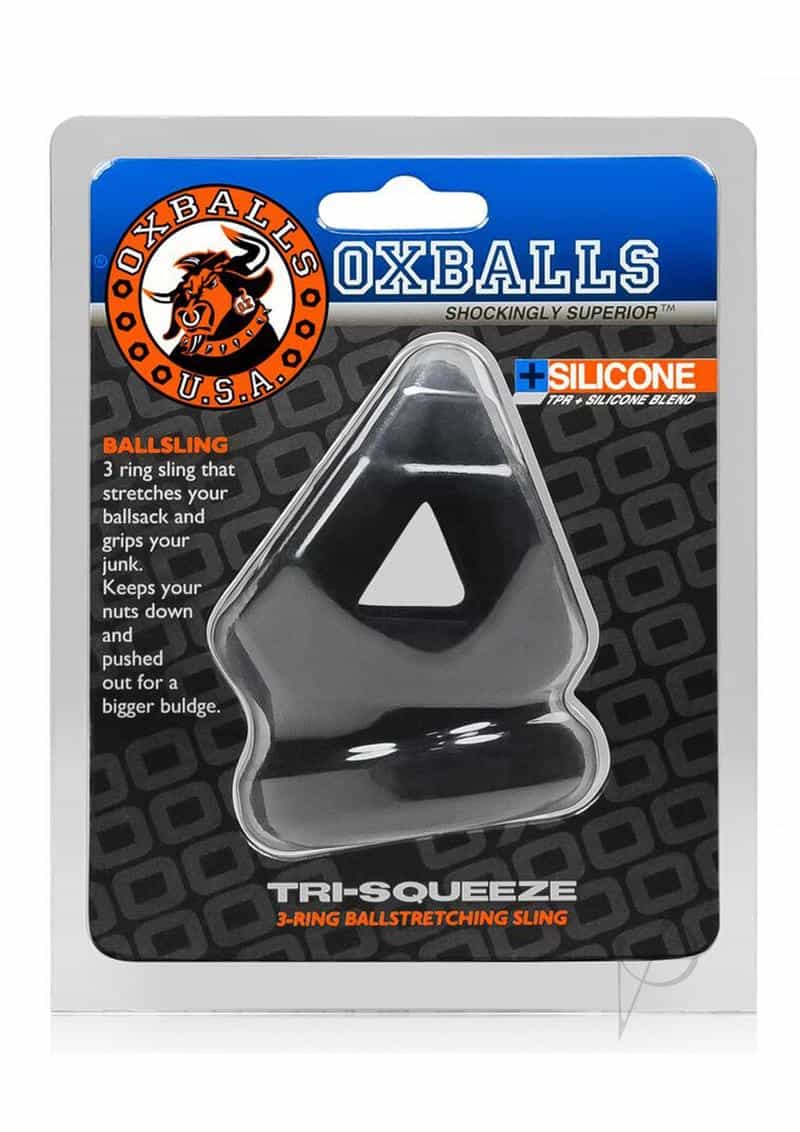 Tri-sqeeze Cocksling/ballstretcher Black product image