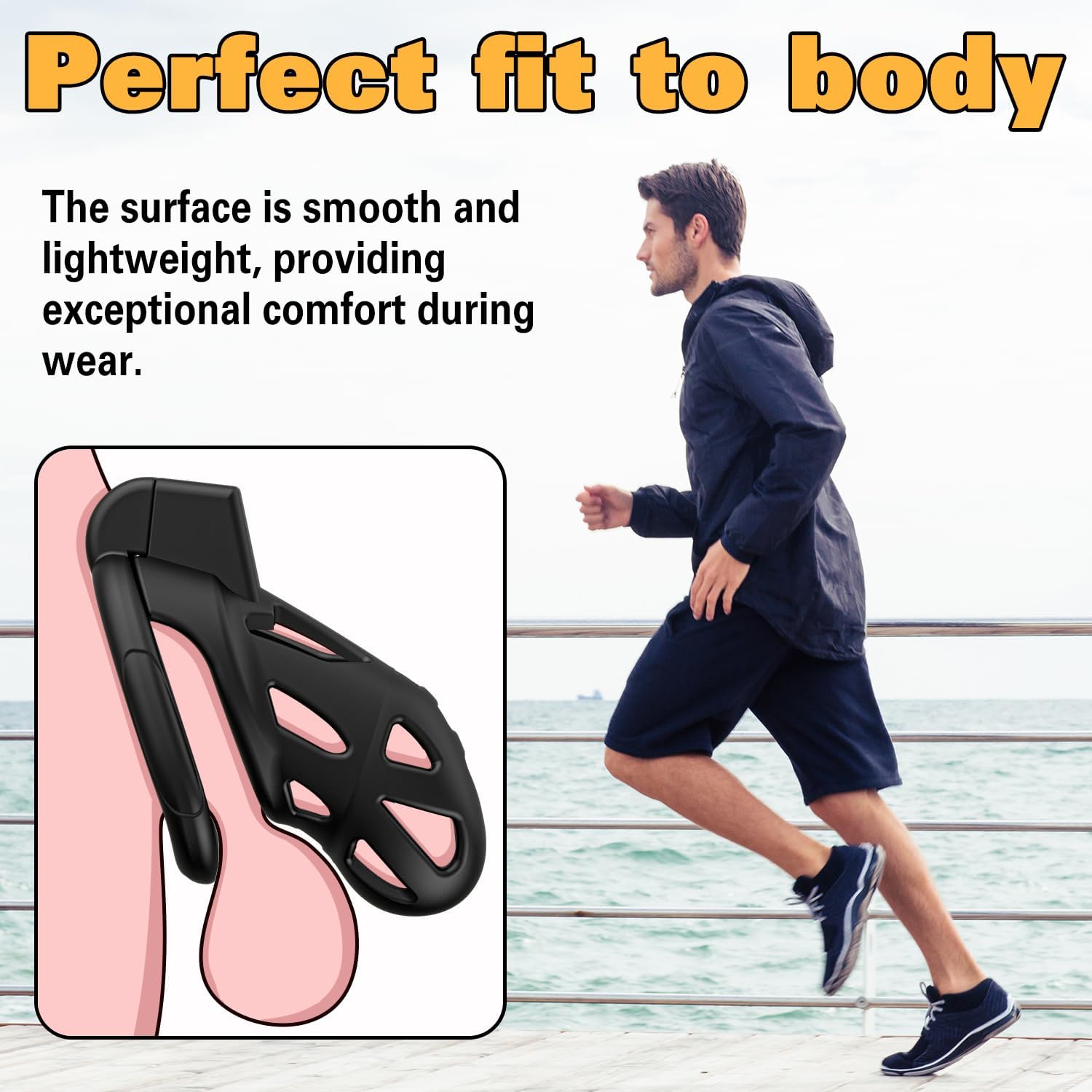 SecureVault BDSM Male Chastity Cage-1